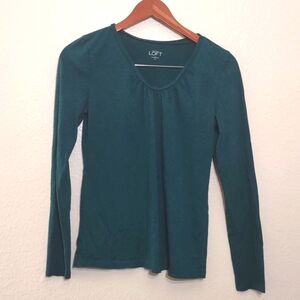 PRE OWNED ANN TAYLOR LOFT FOREST GREEN SIZE XS